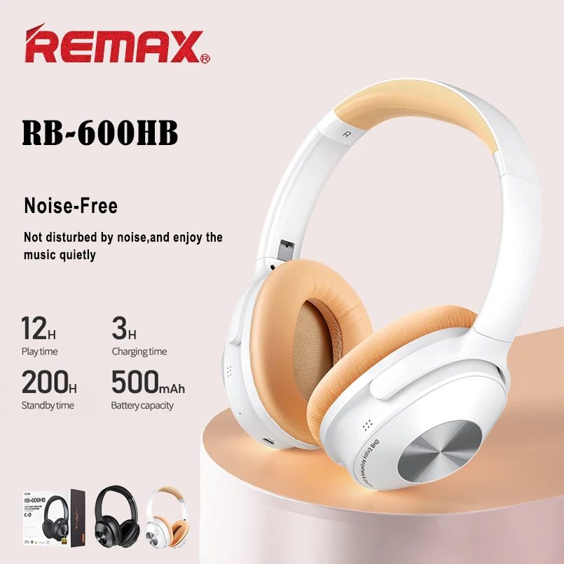 

REMAX Wireless Headphones Bluetooth HIFI Stereo Earphones Noise-free Profession CSR5.0 Chip All-inclusive Earmuffs Headphones
