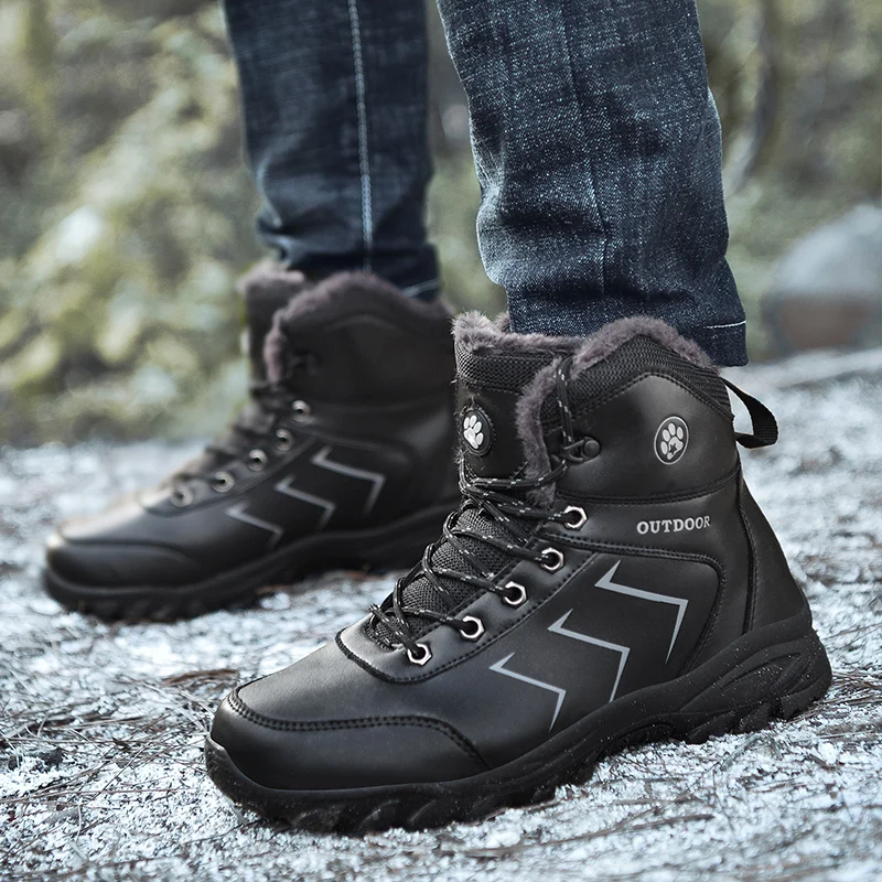 Новые мужские зимние походные ботинки Горные альпинистские бутсы обувь для