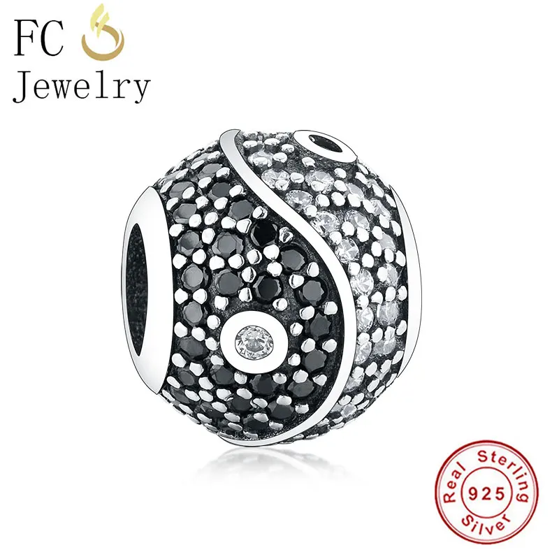 FC1167 FC ювелирное изделие, браслет Pandora, 925 серебро, животное, фрукты, цирконий, лист, цветок, бусина, для создания рефлексиона, для женщин, Berloque - Цвет: FC1167