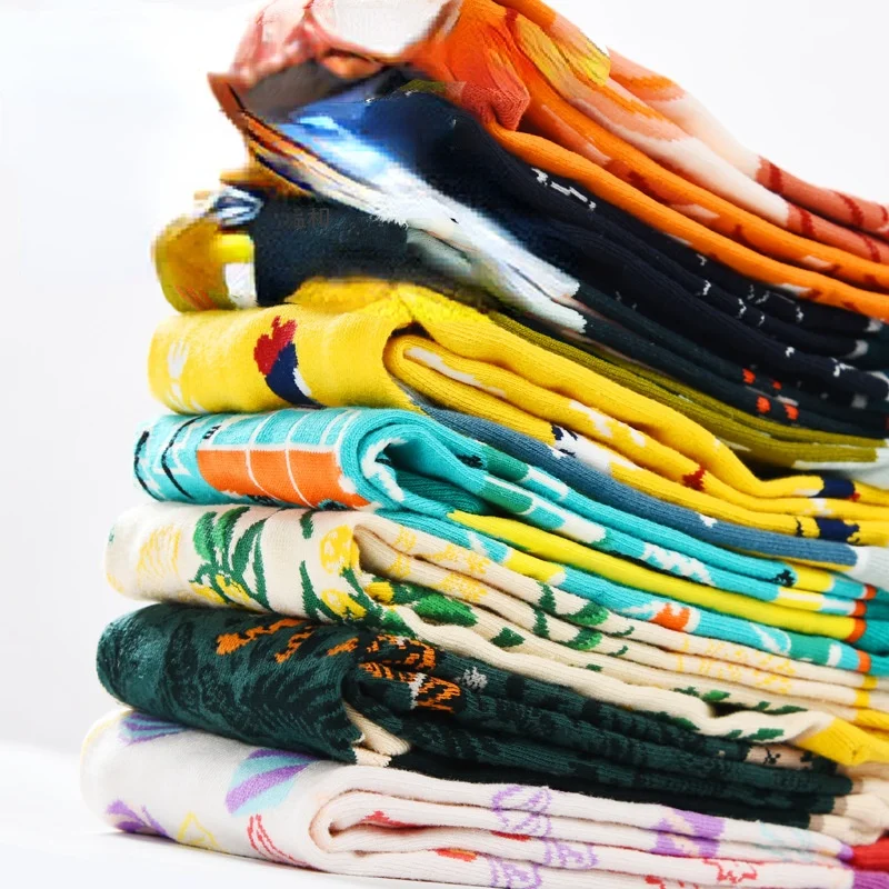 Новый продукт прямые красные длинные носки из сетчатой ткани женские хлопковые