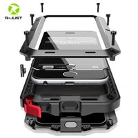 heavy duty protection doom armor metal aluminum phone case for iphone 11 pro max xr xs max 6 6s 7 8 plus x 5s 5 shockproof cover