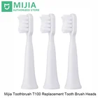 Электрическая зубная щетка Xiaomi Mijia T100 со сменной головкой, тонкая и мягкая щетина защищает зубы и десны