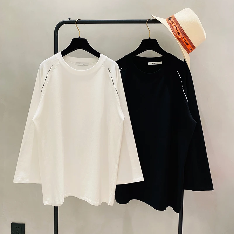 

Женская футболка костюм футболка на каждый день Топ Harajuku Япония, детский спортивный костюм с длинным рукавом с надписями, Женские повседнев...