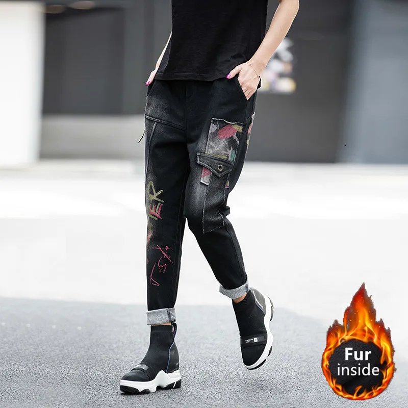 Max LuLu 2019 модные корейские женские винтажные Лоскутные Джинсовые брюки Роскошные