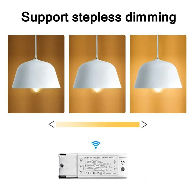 2Pcs WIFI Smart Dimmer Switch Mobile Phone Remote Control Home Accessories | Лампы и освещение
