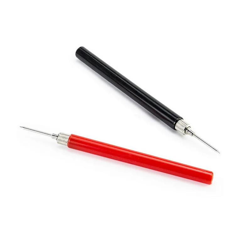 Новинка 10 шт. пружинный тестовый зонд наконечник игла изолированный крюк