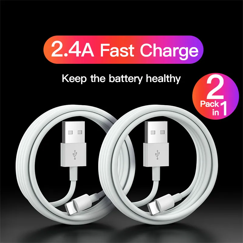 

0.25m 1m 2m 3m USB Cable For iPhone Date Fast Charging Type C Cable For iPhone 12 11 Pro Max 8 7 6 Plus Wall Charger Sync Cables