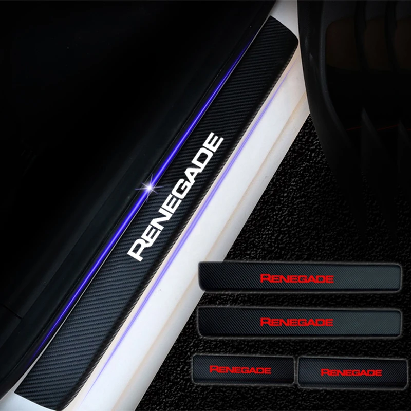 4D виниловая наклейка из углеродного волокна для JEEP Renegade защитная Накладка на