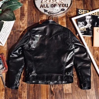 cdj85 cidu small asian size genuine cow skin mens cowhide casual vintage leather biker jacket