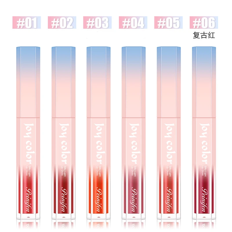 1 шт. 6 цветов сексуальный увлажняющий крем богатый блеск для губ стойкий насос
