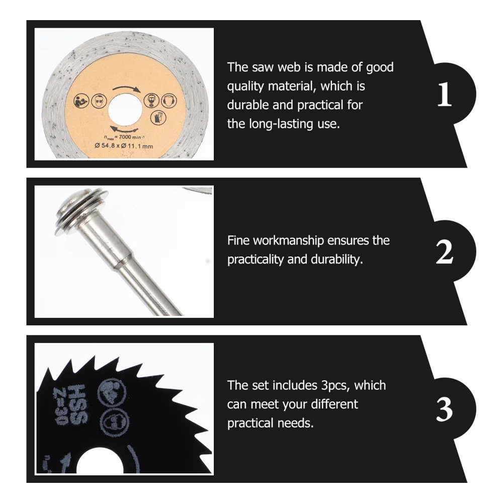 

1 Set Saws Cutting Accessories High-speed Webs Wood Sturdy Cutting Tool