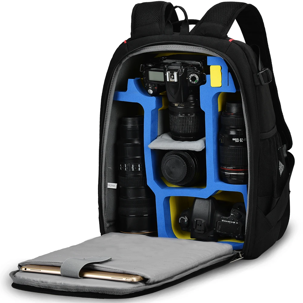 CADeN фотография сумка mochila fotografia DSLR камера сумки через плечо рюкзак для ноутбука Canon Nikon Путешествия противоударный объектив чехлы