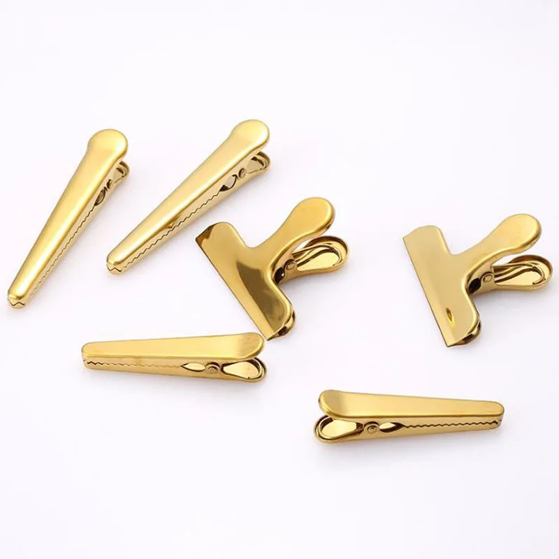 1 шт. милые металлические Золотые зажимы для бумаг в скандинавском стиле офисные