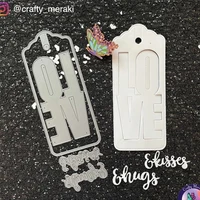 2021 new arrival love tag metal cutting dies craft for scrapbooking handmade template mould blade punch stencils dies cut model
