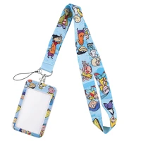 yl68 classic anime cute neck strap lanyards keychain badge holder id card pass hang rope lariat lanyard key ring gifts
