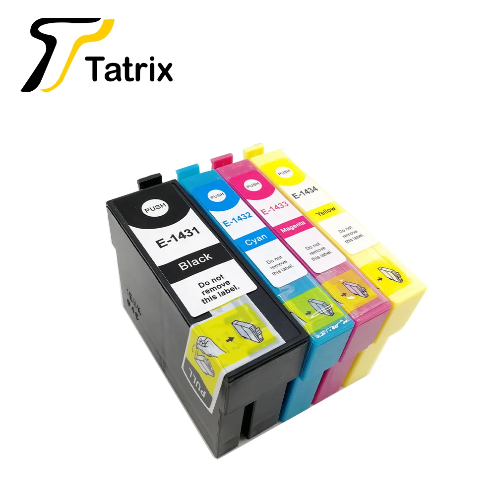 Tatrix 1 комплект совместимый картридж с чернилами для T1431 T1434 Epson 900WD 940FW 960FWD WP 7011 7018 7511