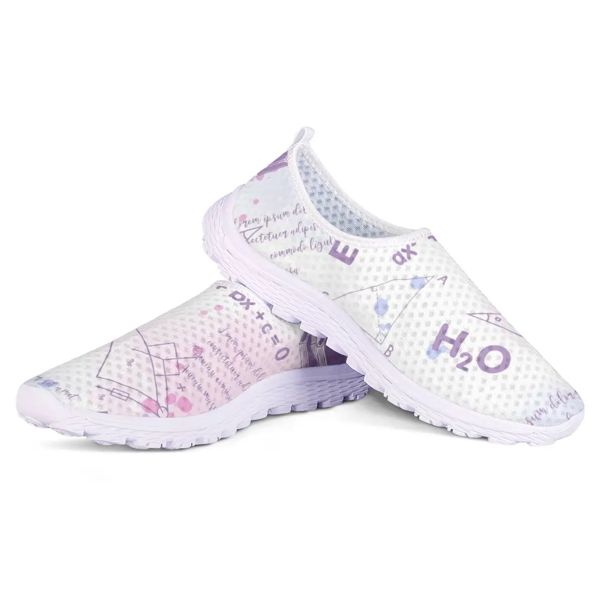 Кроссовки женские сетчатые без шнуровки повседневная обувь на плоской подошве с