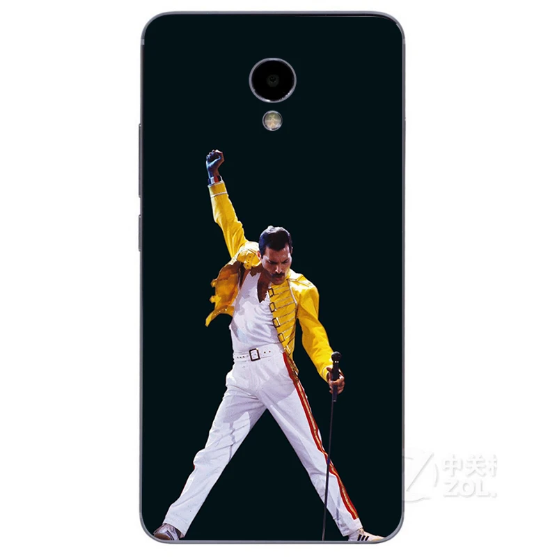Мягкий чехол Freddie Mercury Queen для Lenovo Vibe C Shot Z90 P2a42 P1Ma40 P1 Pro Turbo A2800 A1000 A2010 A2020 A5000 телефона