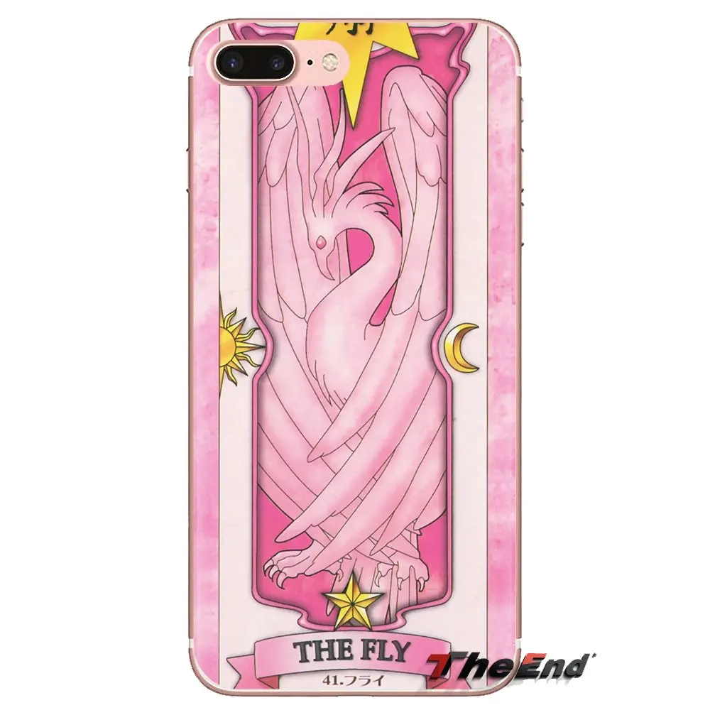 Для samsung Galaxy S3 S4 S5 мини S6 S7 край S8 S9 S10 Plus Note 3 4 5 8 9 искатель карт Sakura card captor