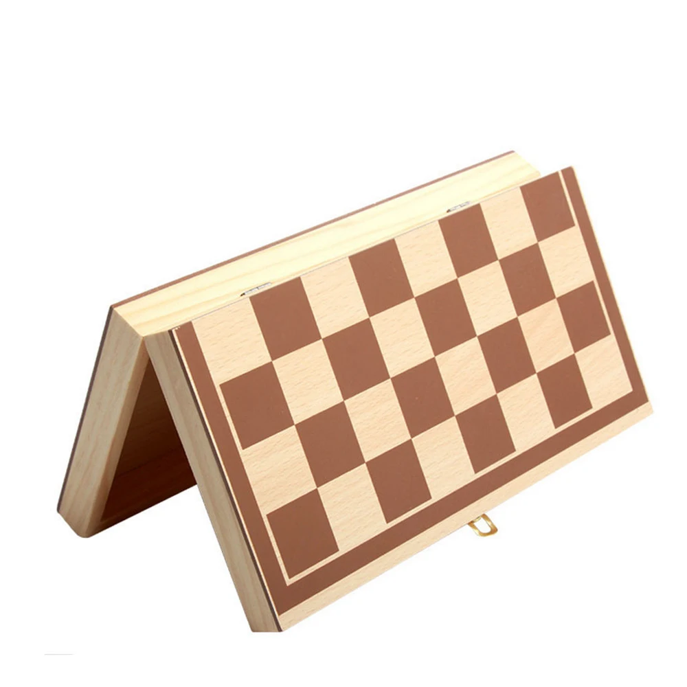 Деревянный Международный набор шахматных фигур складные деревянные шахматы