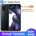 Глобальная версия Xiaomi Mi 10 Lite 5G 6 ГБ 64 Гб Смартфон 5G Snapdragon 76 5G Octa Core 6,57 