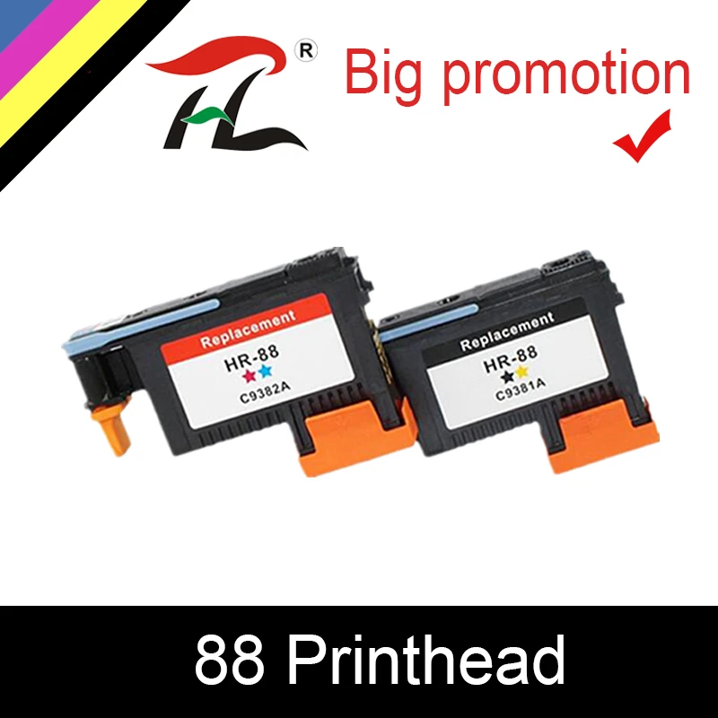 Печатающая головка HTL для Hp 88 печатающая HP C9381A C9382A принтера PRO K550 K8600 K8500 K5300 K5400 L7380