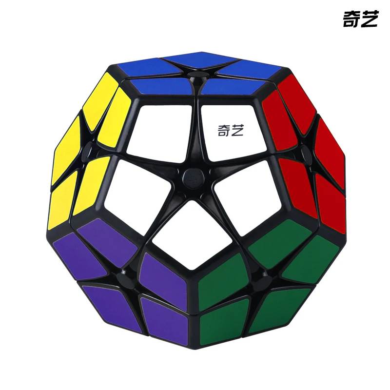 Qiyi 2x2 3x3 комплект Megaminx Qiheng черные наклейки скоростной куб развивающие игрушки