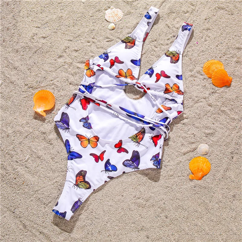 Женский слитный купальник боди с леопардовым принтом сексуальный для женщин