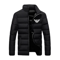winter jacket mens 2021 fashion collar parka solid thick jacket and jacket mens baseball jacket zipper windbreaker jacket