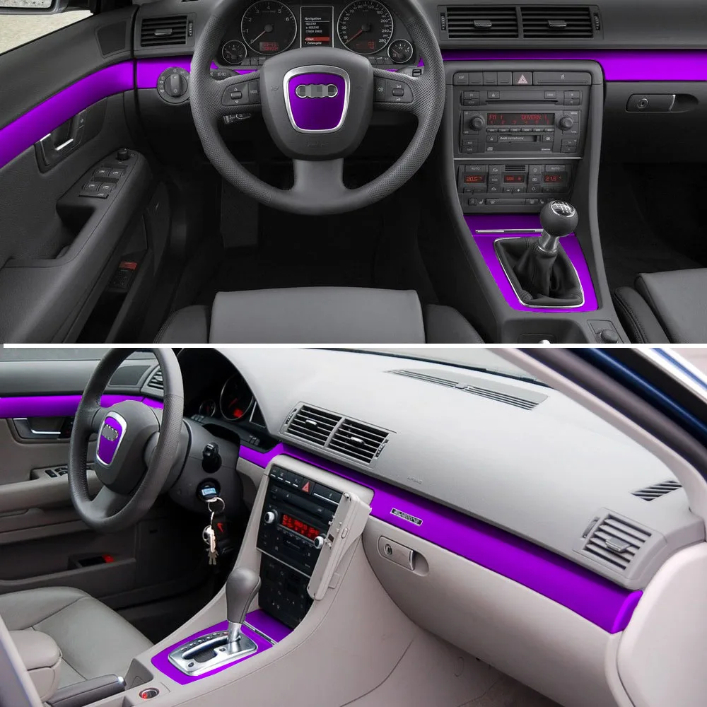 Самоклеящиеся автомобильные наклейки для Audi A4 B6 B7 2002 2007 виниловые и из