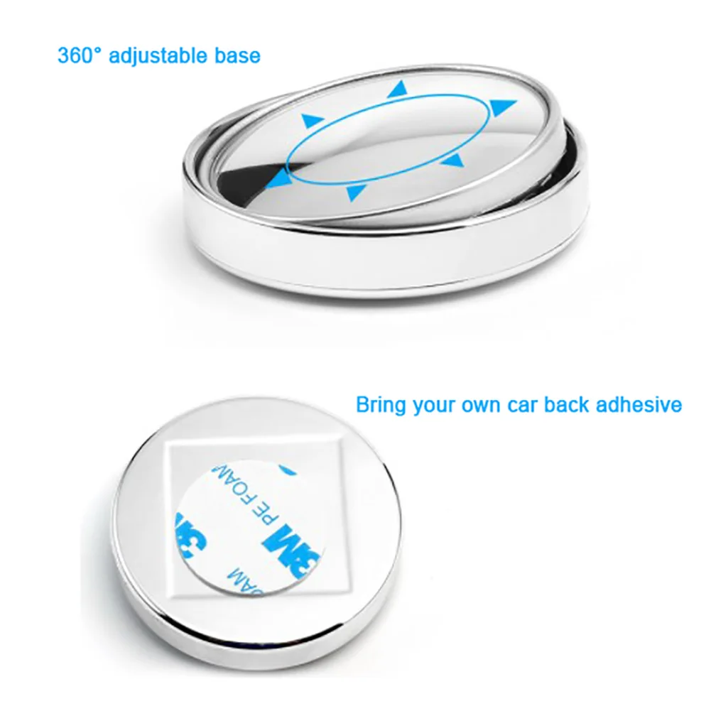 Зеркало для слепых зон регулируемое на 360 градусов круглое зеркало парковки