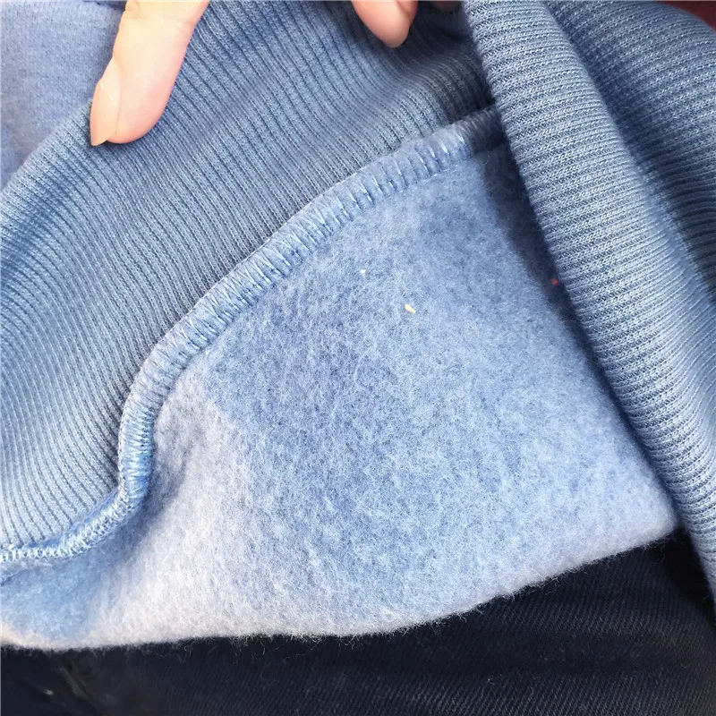 

With Hat Hoodies Women Thicker Letter Print Plus Velvet Fashion Sweatshirts Womens Loose All-match Winter Patchwork Streetwear