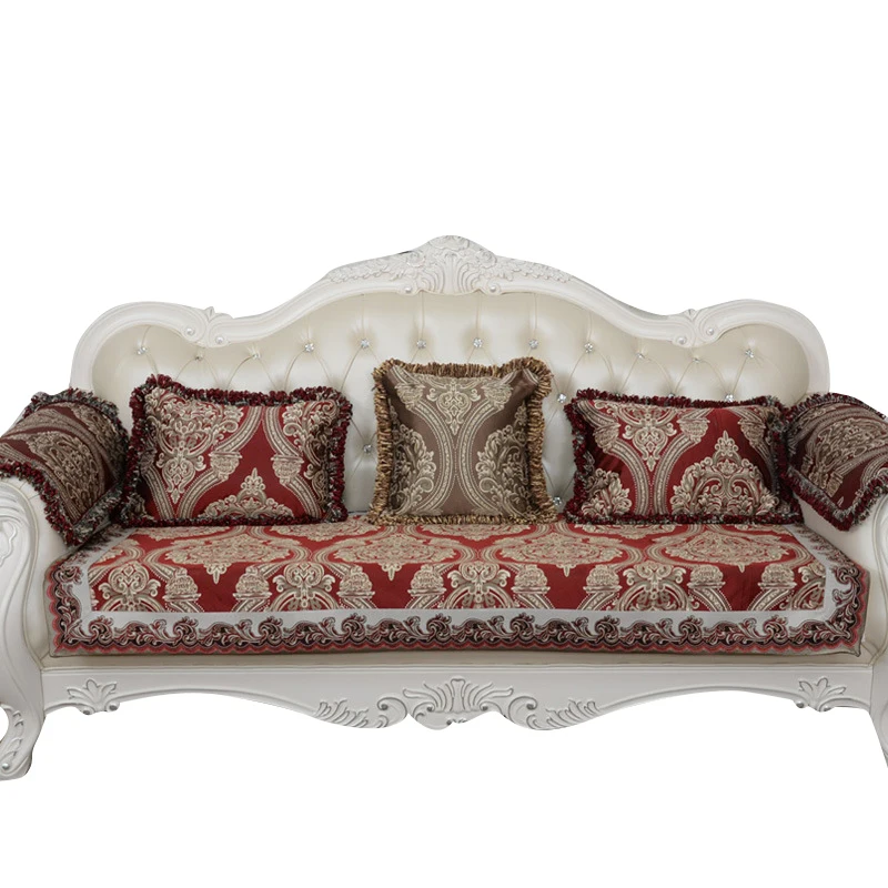 Европейский диванных чехлов мебель протектор жаккардовая ткань хлопок диване Ipad