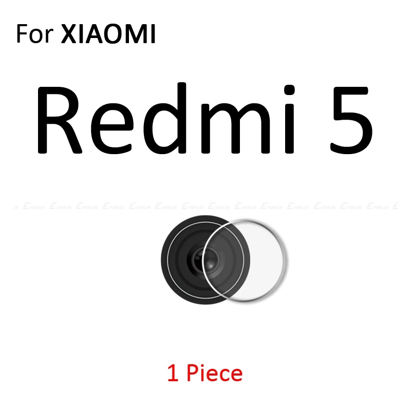 For Redmi 5 Задняя Камера защитная крышка объектива закаленное Стекло чехол для Xiaomi mi 9 8 до 9 лет A3 A2 Lite Red mi Note 8, 7 6 5 10 Pro 6A S2 mi x Max 3 - Цвет: For Redmi 5
