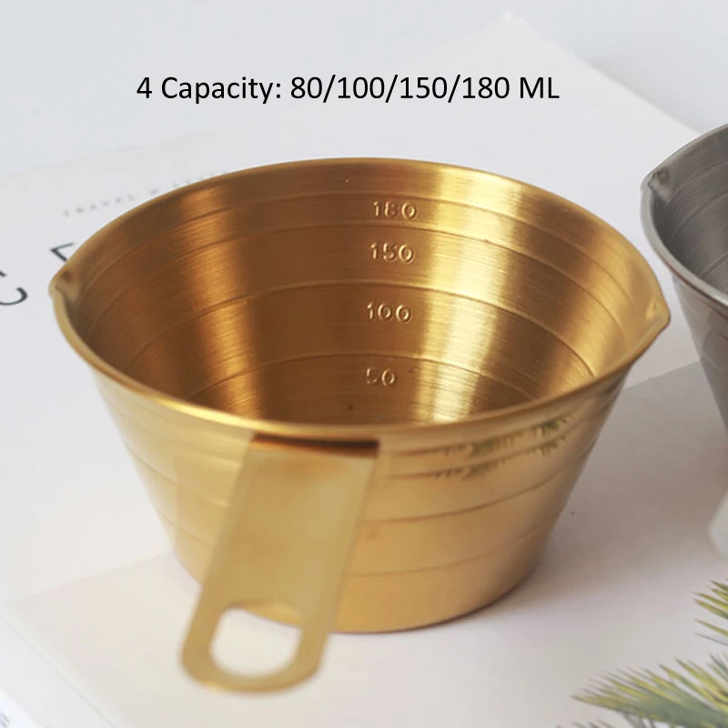 Мерная чашка из нержавеющей стали 304 мерные Инструменты для выпечки инструменты