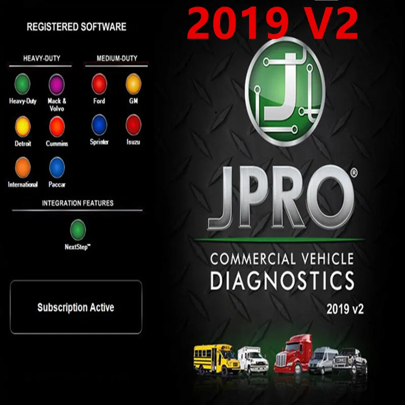 Хит продаж 2021 Noregon JPRO диагностика коммерческого флота 2019 v2 бесплатный генератор