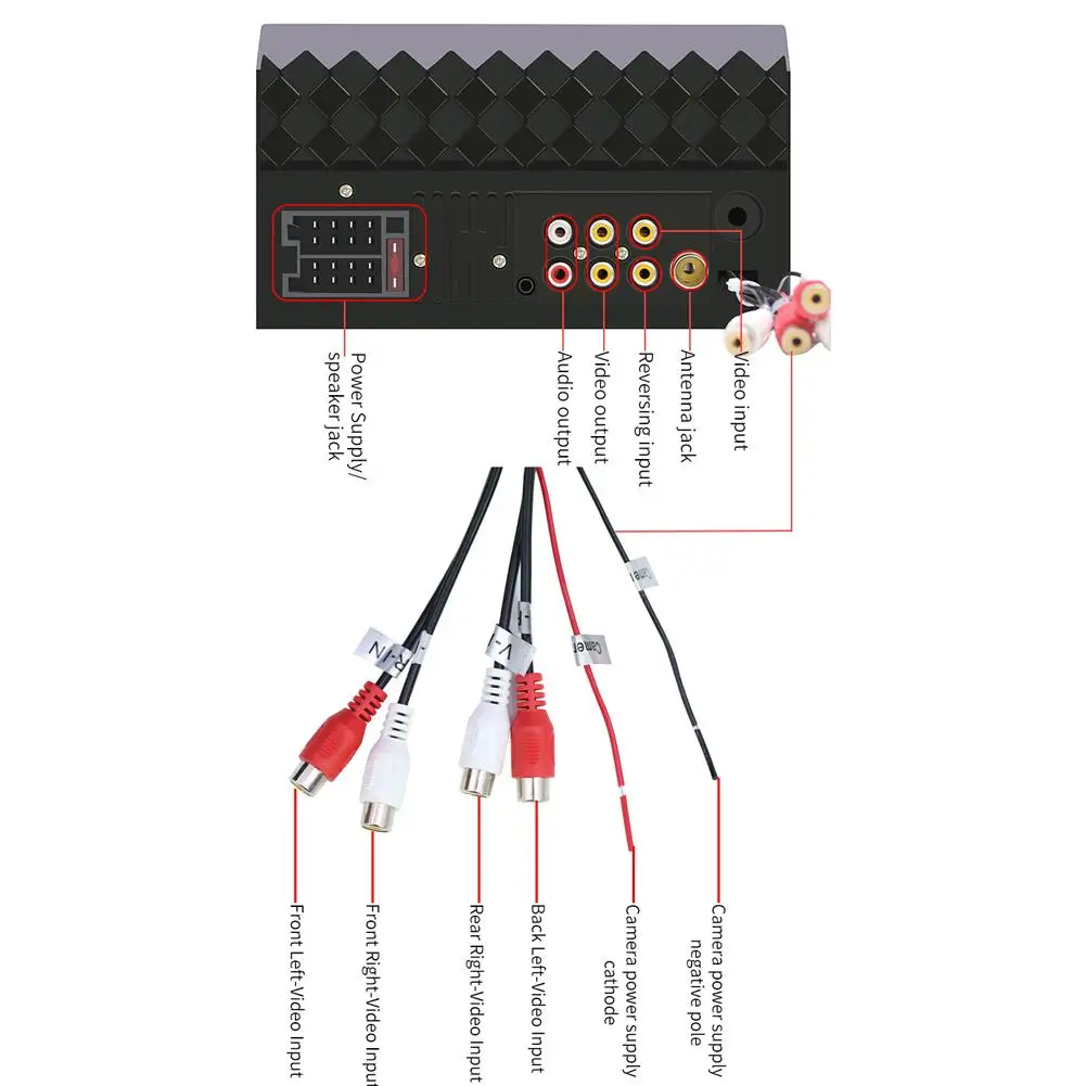 7 дюймов 2 Din Автомобильный MP5 плеер с сенсорным экраном Bluetooth стерео радио USB/TF/AUX в