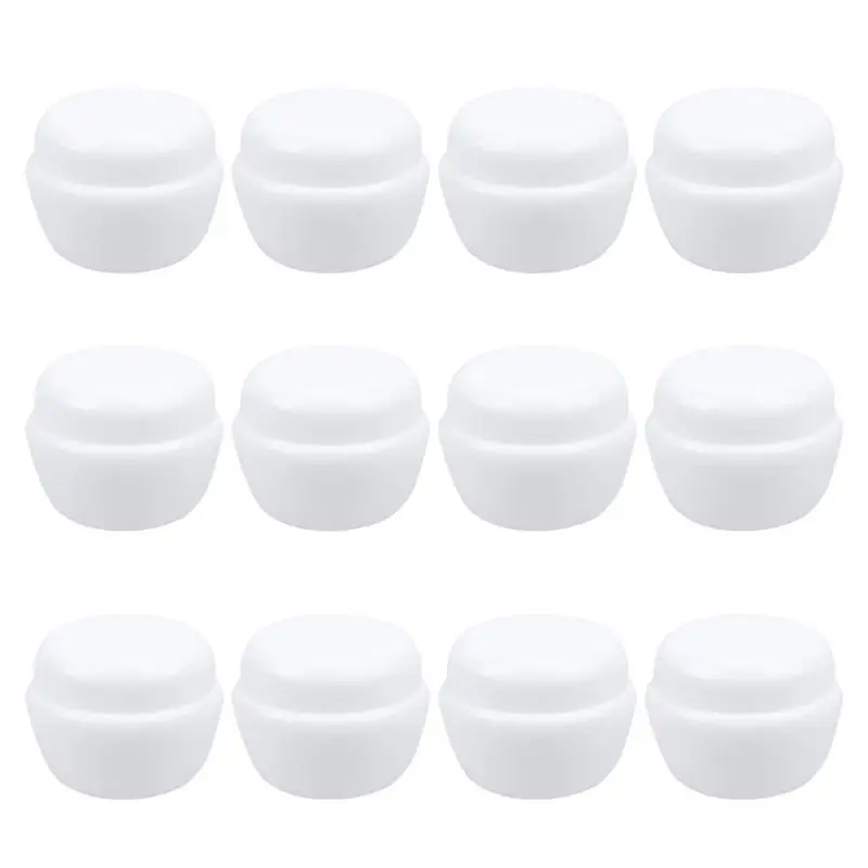 Многоразовые круглые образцы банки контейнер для лосьона кремов горшков