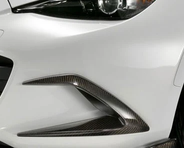 Автомобильный Стайлинг углеродное волокно передний бампер кожух воздуховода