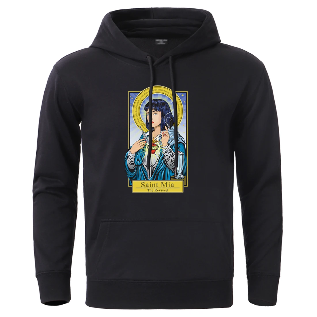 Целлюлозно Фантастическое ретро худи Saint Mia уличная одежда для мужчин Забавный