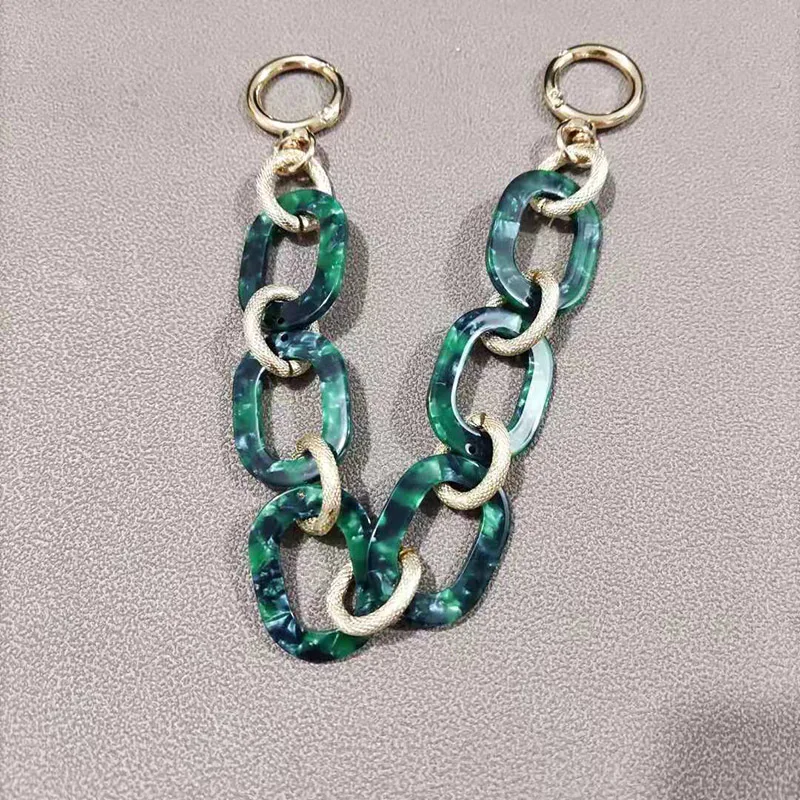 

2021 New Acrylic Resin Chain Bag Strap for Handbags Women Shoulder Bag Strap Purse Chains for Plastic Bags Accessories