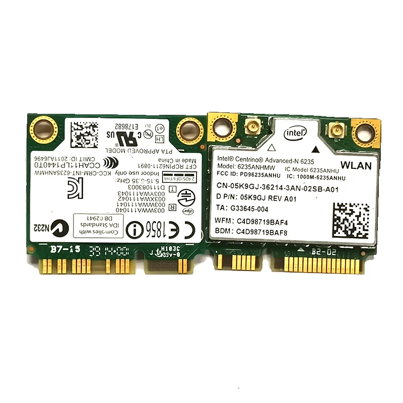 SSEA INTEL Centrino advancial-N 6235AN 6235ANHMW 300 / BT4.0 2, 4 /5   PCIe  Wi-Fi