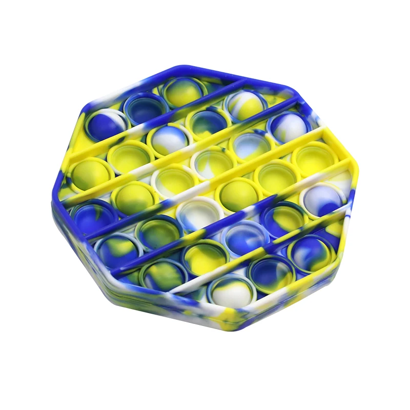

Colored Pop Fidget Toys Funny Silicone Antistress Toys Children's Anti-Stress Focus Syndrome Pinch Artifact