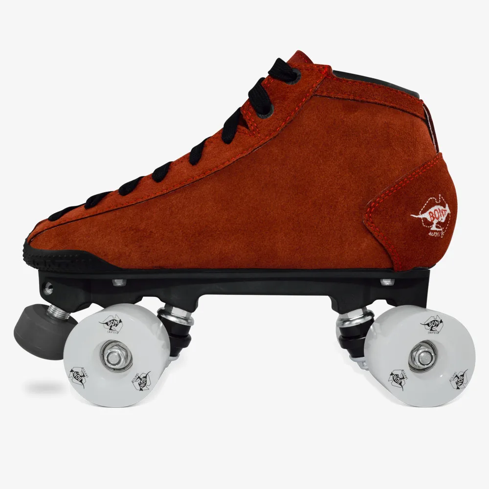 Замшевые роликовые коньки BONT Prostar Quad skate Derby Катание на коньках ботинки|Обувь для