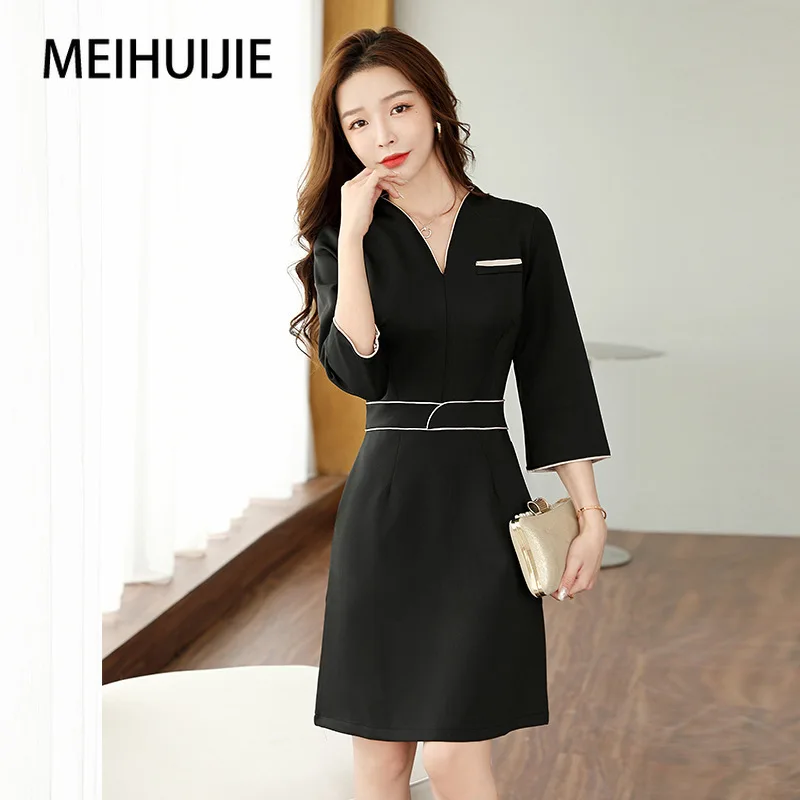 Женская летняя униформа косметолога для отдыха на стойке регистрации Массажная