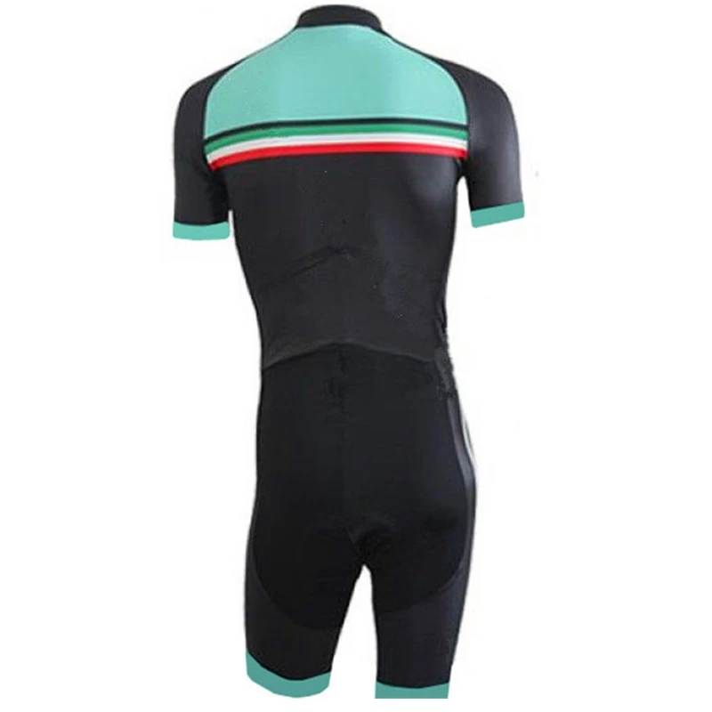 Триатлонный костюм мужской слитный комбинезон с коротким рукавом