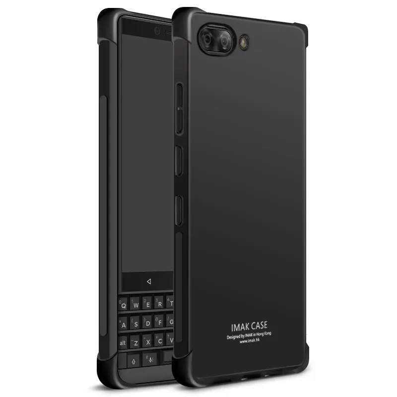 Чехол IMAK подушка безопасности Противоударная задняя крышка для BlackBerry Key2 мягкий