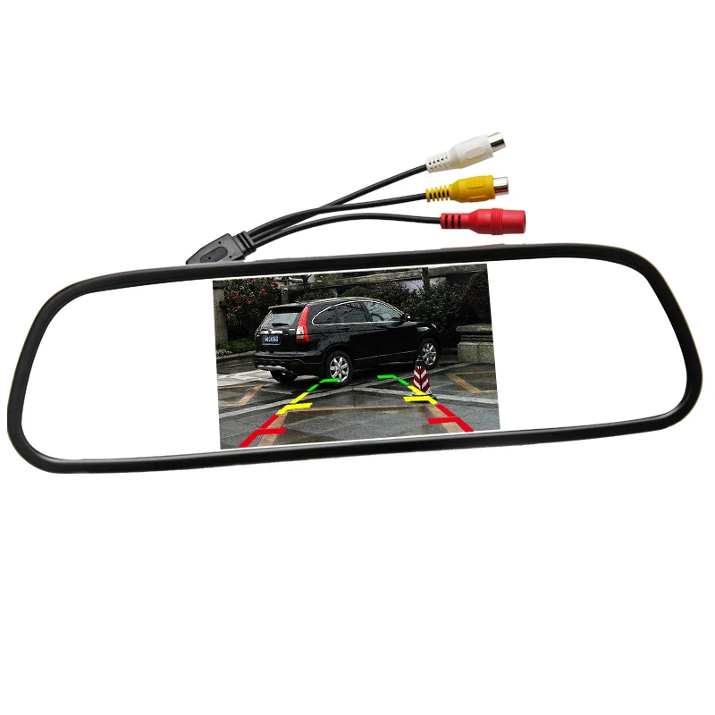 Mirror Display 5 дюймов HD Дисплей 800*480 ЖК-дисплей Стоянкы Автомобилей автомобиля зеркало монитор видео задним ходом для заднего вида Камера Парковочные системы Системы - Цвет: Mirror Display
