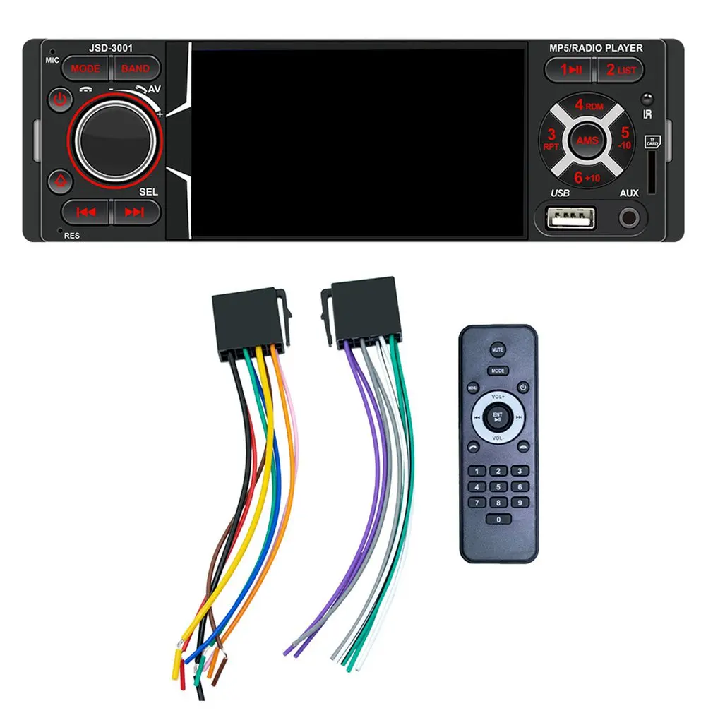 

4.1 Inch Capacitive Screen Car-mounted Wireless Player Radio Reversing Rear View Player HD Reversing Image