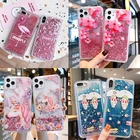 Чехол для Xiaomi Redmi с жидким песком, мягкий силиконовый чехол для Mi 11 10 7 9T Note 9 8 7 6 10 Pro Redmi K40 6 5 Poco M3, роскошная задняя крышка A3 9C